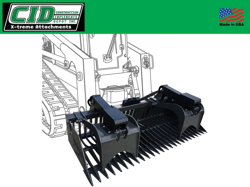 Cid X-Treme Duty Rock Grapple For Skid Steers 1