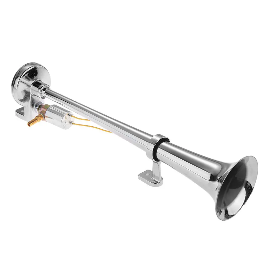 Gaoben Air Horn Chrome Trumpet 12V/24V 450Hz 135Db 1