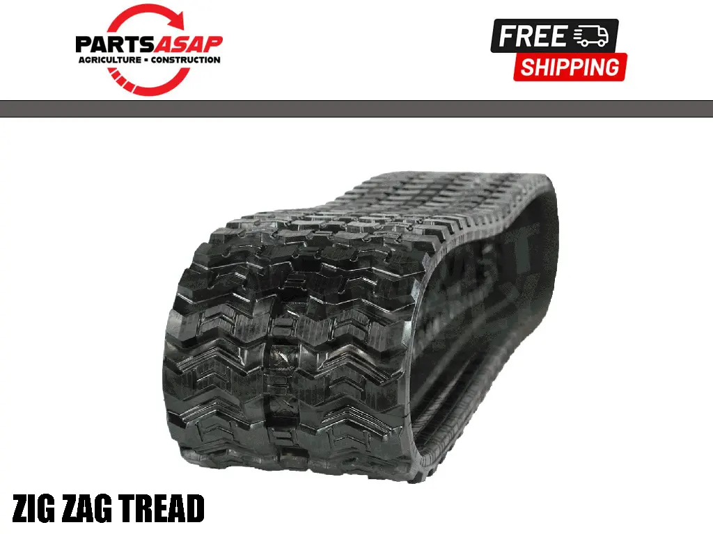 7384 Parts Asap 450X86x55 Zig Zag Pattern Rubber Tracks 1