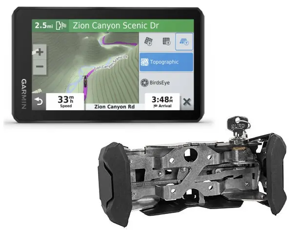 Garmin Zumo Xt Motorcycle Gps Navigator / Locking Dock Bundle 1