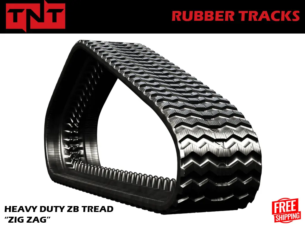 Tnt4508655hdzb Tnt 450X86x55 Heavy Duty Zb Pattern Rubber Tracks 1
