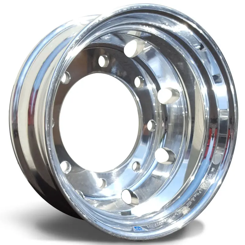17.5X6.75 Alcoa Dura-Bright 8X275mm Hub Pilot Dual Trailer Wheel 1