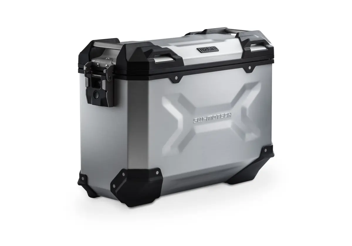 Trax Adv Hard Case - 37 Liter - Silver - Left 1
