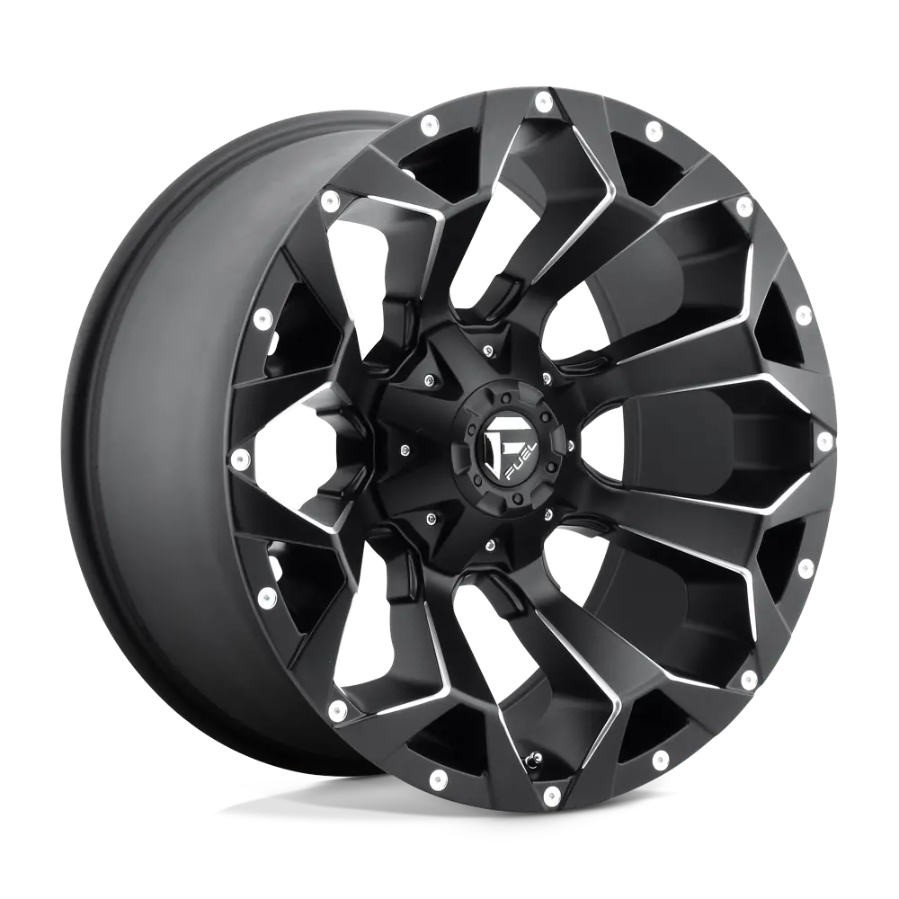 Fuel Assault D546 Matte Black Aluminum Wheel 1