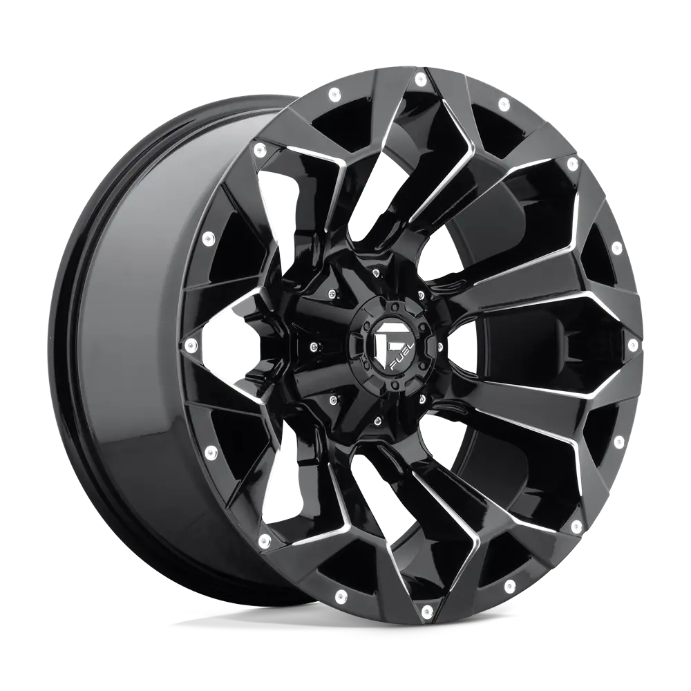 Fuel Assault D576 Gloss Black Aluminum Wheel 1