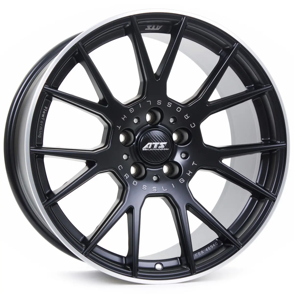 Ats Crosslight Racing Black Lip Polished 9.0X19 1