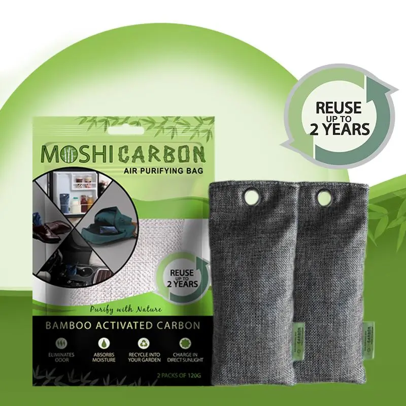 Moshi Carbon Air Purifying Bamboo Activated Charcoal 1