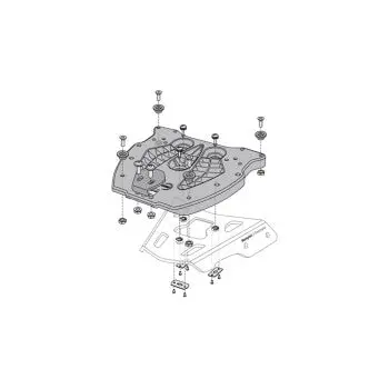 Adapter Plate For Alu-Rack 1
