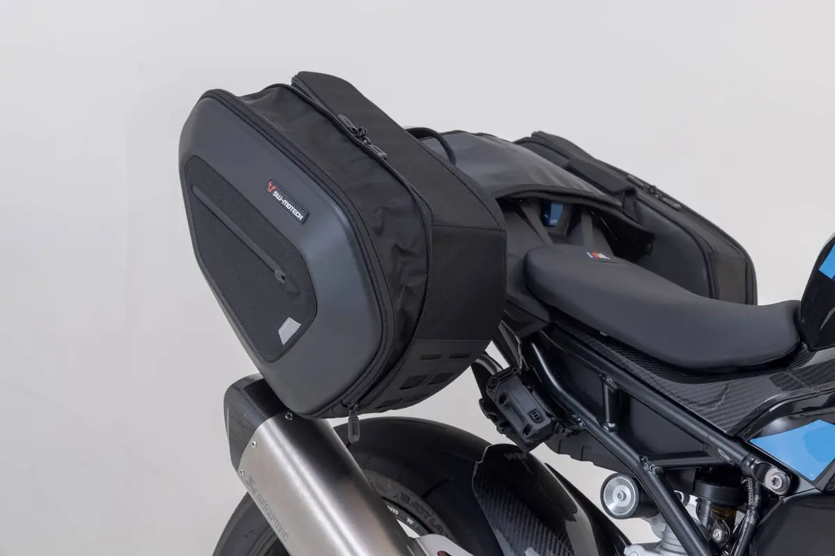 Sw-Motech Blaze Saddle Bags High Exhaust 1
