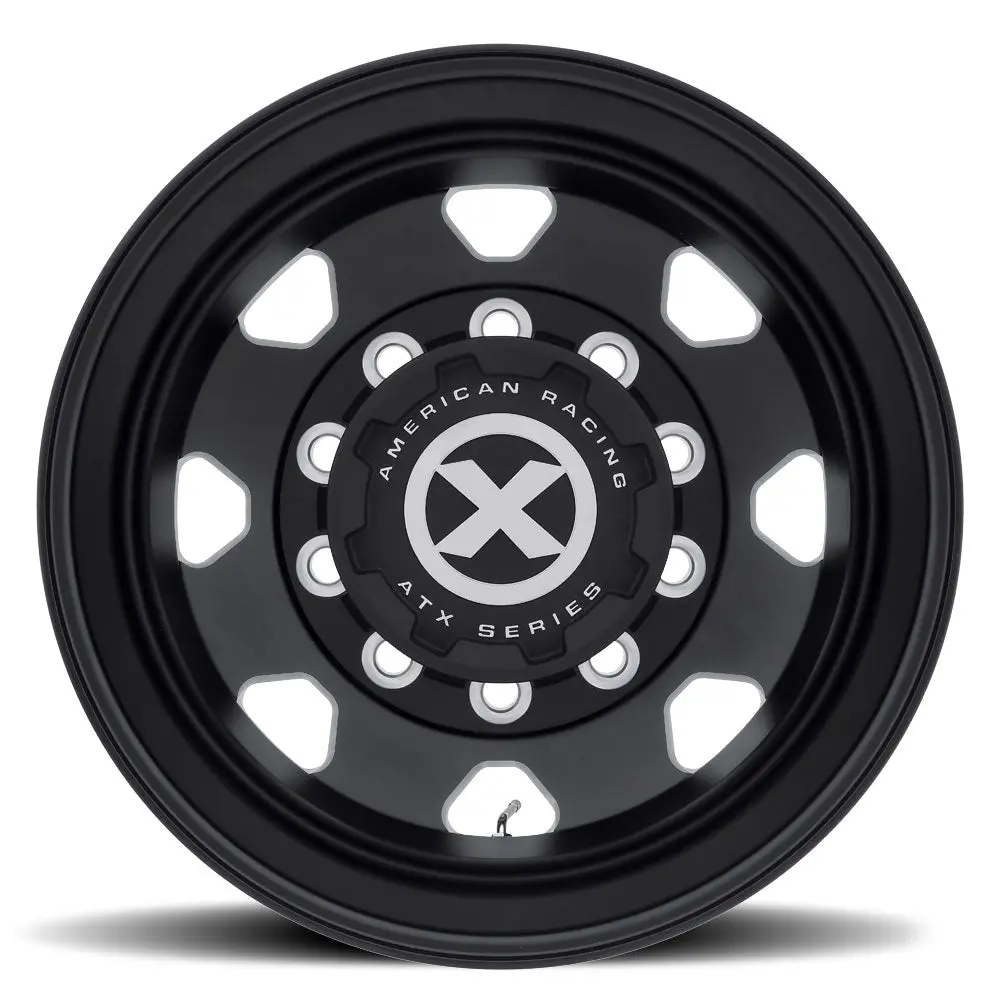22.5X8.25 Atx 10X285mm Hub Pilot Satin Black "Octane" Rear Outer 2