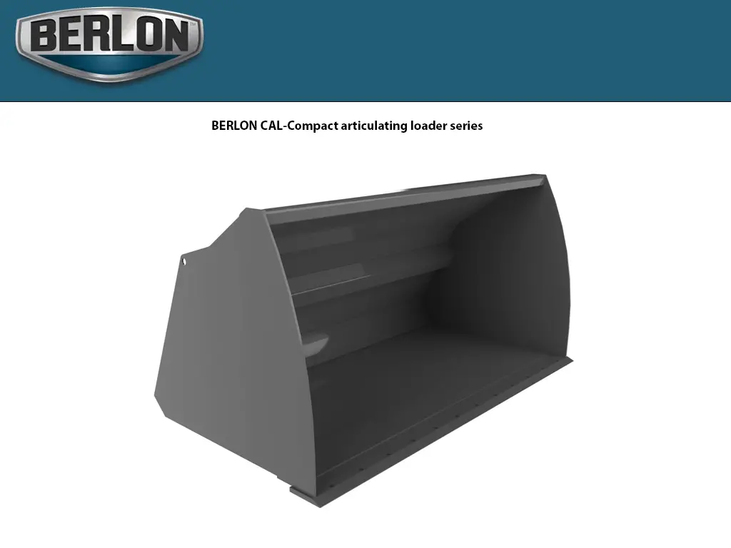 Berlon Cal Series Compact Articulating Loader Buckets For Skid Steers 1