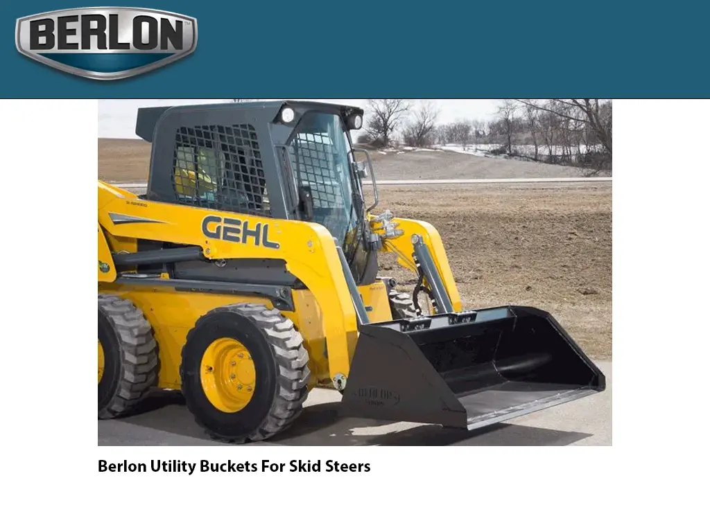 Berlon Utility High-Back Bucket For Skid Steers 1