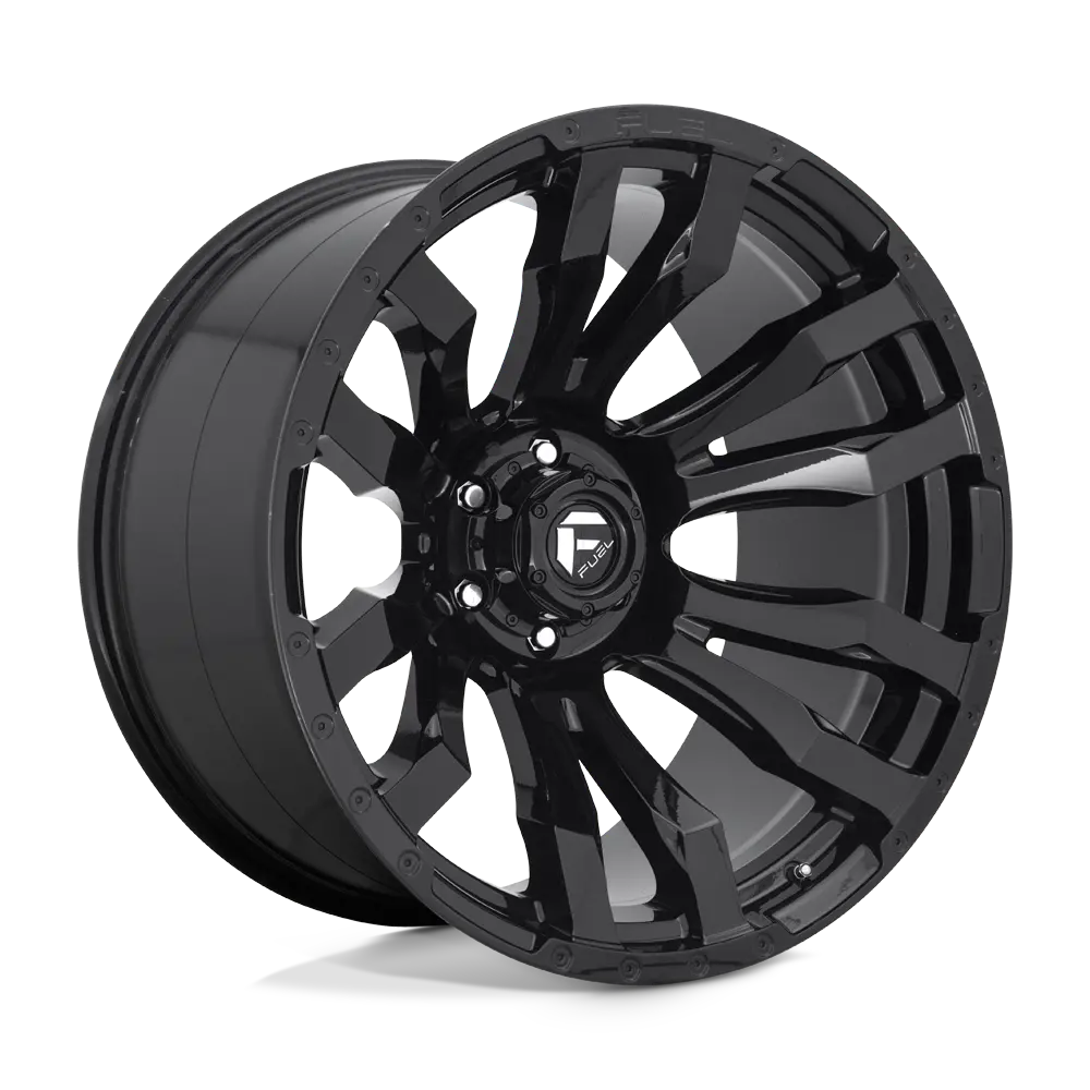 Fuel Blitz D675 Gloss Black Aluminum Wheel 1