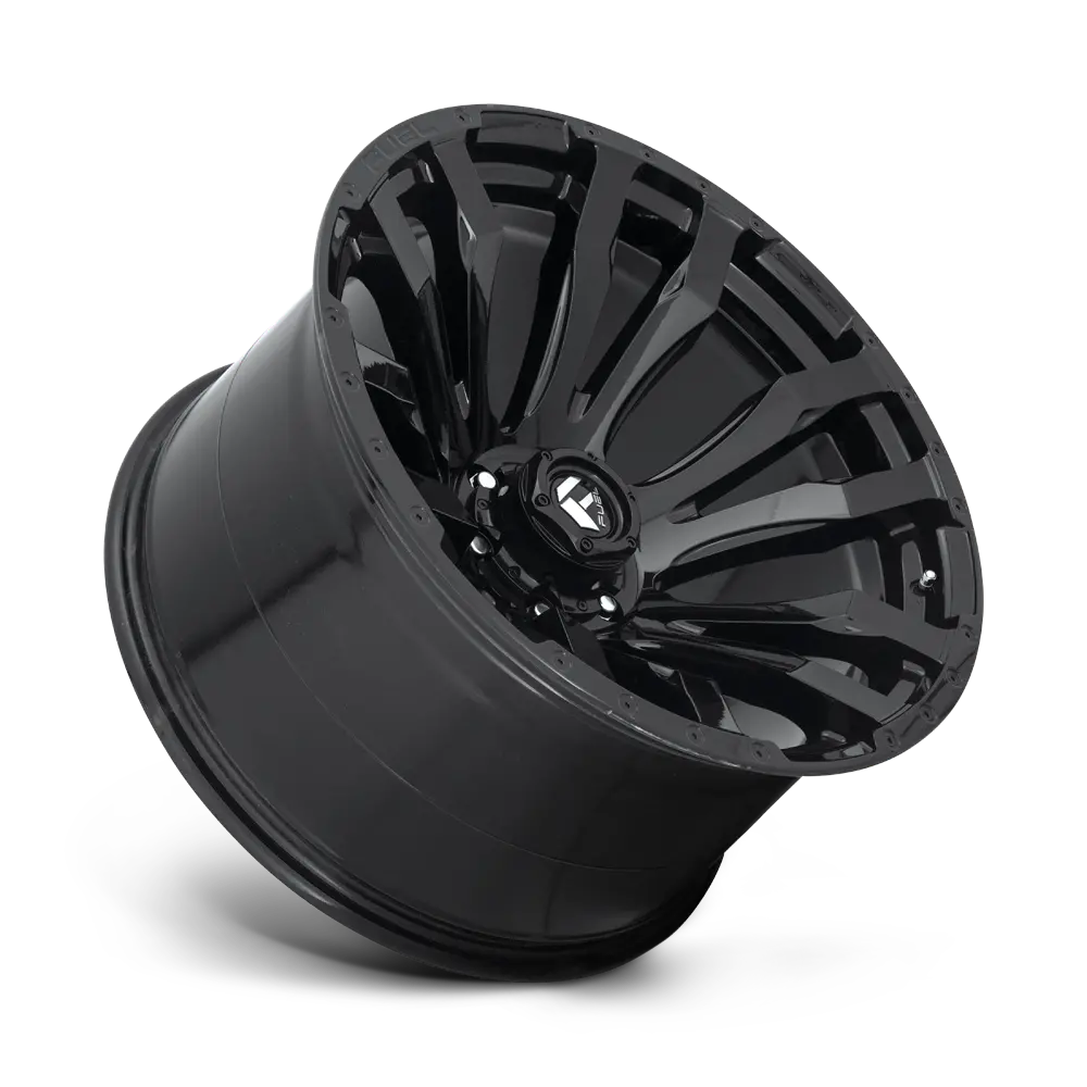 Fuel Blitz D675 Gloss Black Aluminum Chevy / Gmc Srw Wheel Kit (8X180) 3
