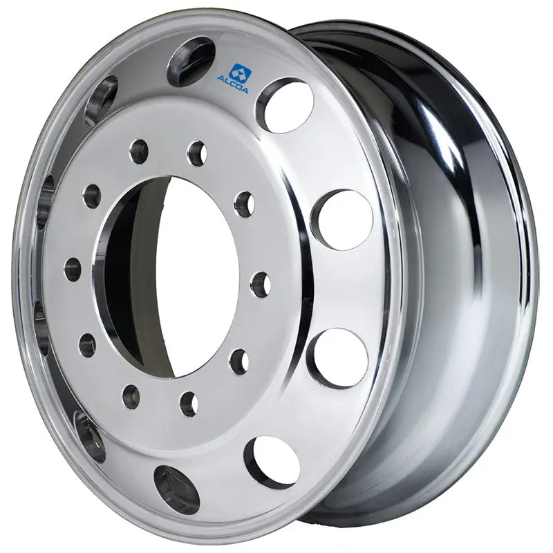 19.5X7.5 Alcoa 10X285mm Hub Pilot Mirror Polish Front 1