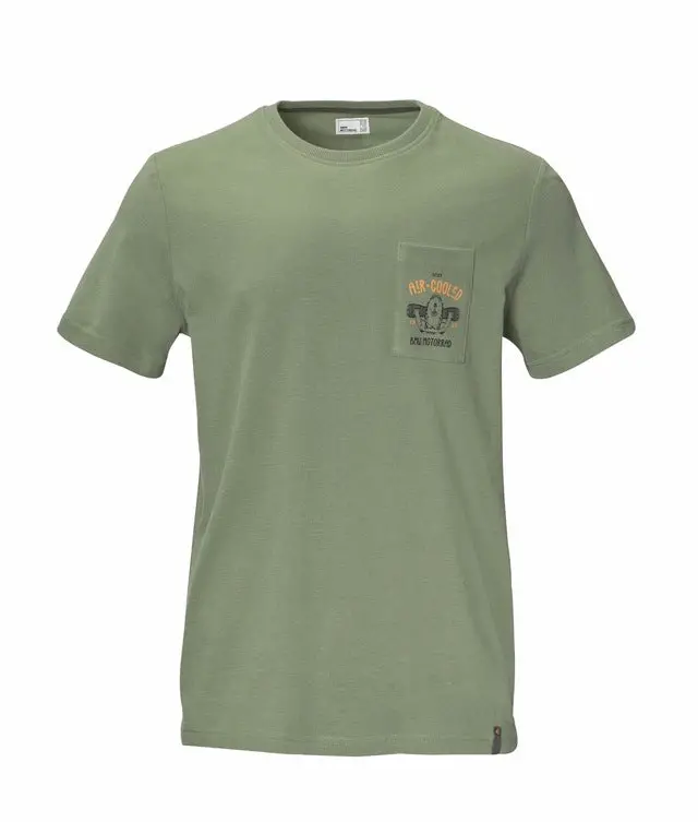Bmw Motorcycle T-Shirt Green Aircooled 1