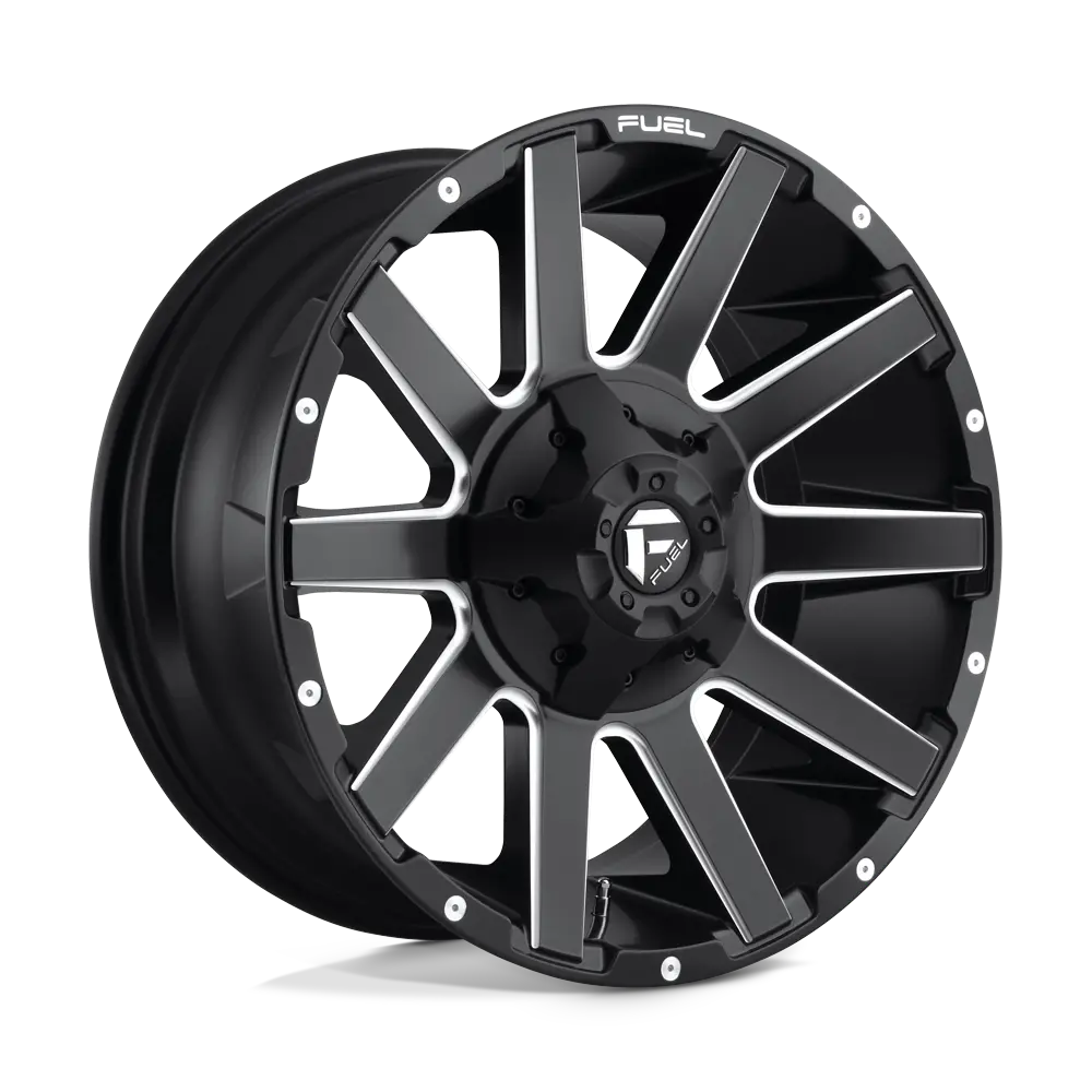 Fuel Contra D616 Matte Black Aluminum Wheel 1