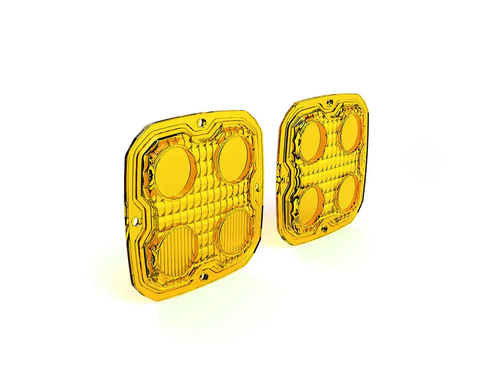 Trioptic™ Lens Kit For D4 Led Lights - Amber Or Selective Yellow 1
