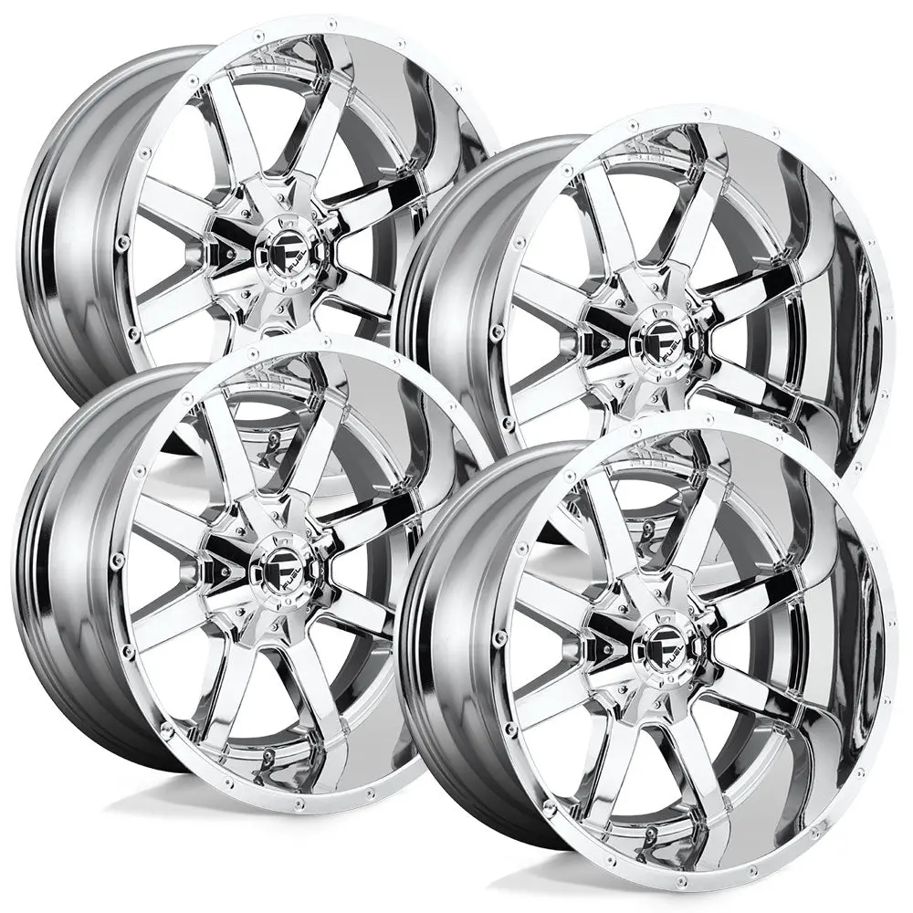 Fuel Maverick D536 Chrome Finish Aluminum Ford Srw Wheel Kit (8X170) 1