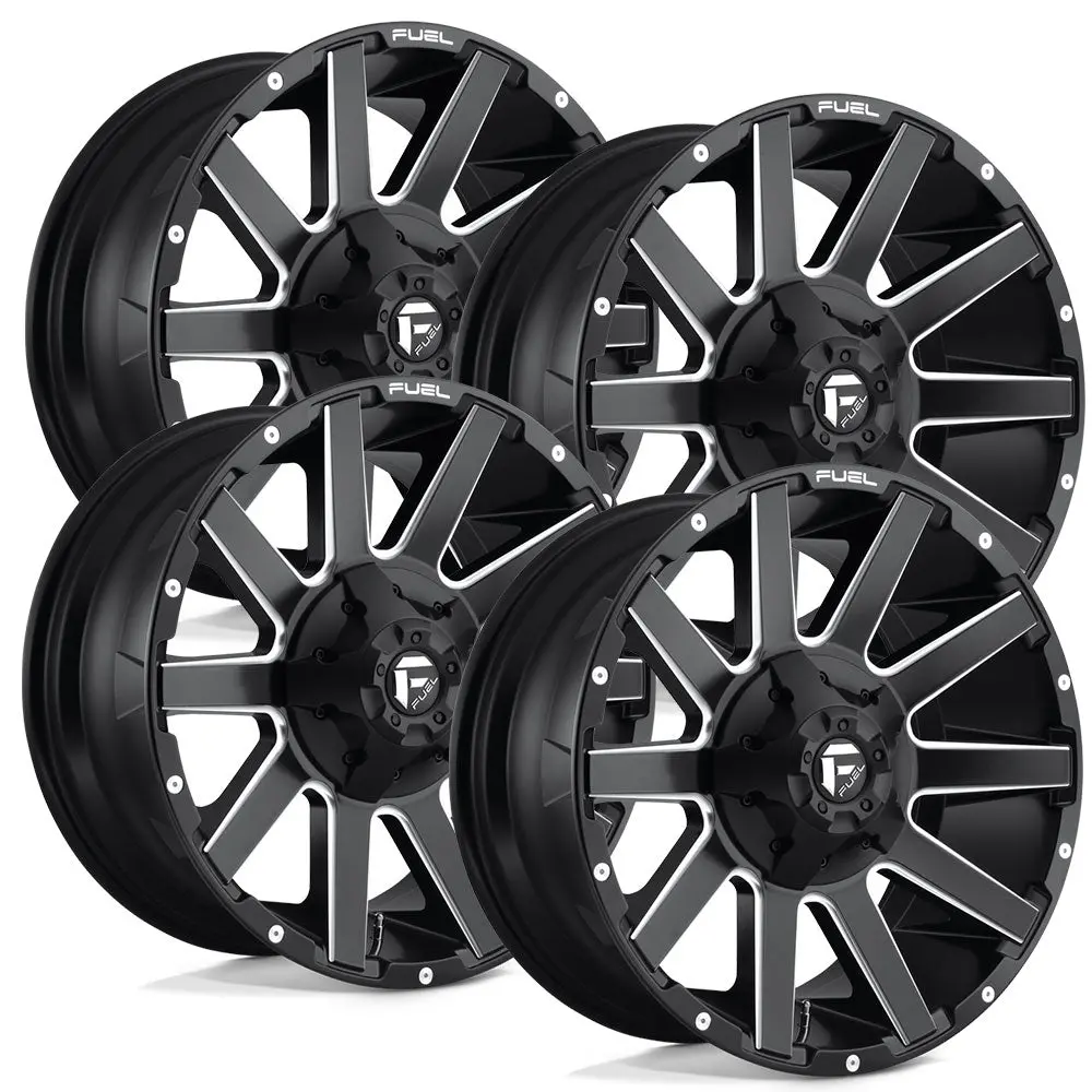 Fuel Contra D616 Matte Black Aluminum Dodge Ram Srw Wheel Kit (8X6.5) 1