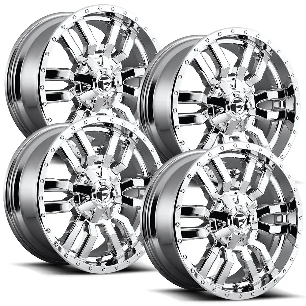 Fuel Sledge D631 Chrome Finish Aluminum Dodge Ram Srw Wheel Kit (8X6.5) 1