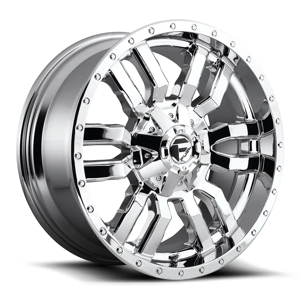 Fuel Sledge D631 Chrome Finish Aluminum Wheel 1