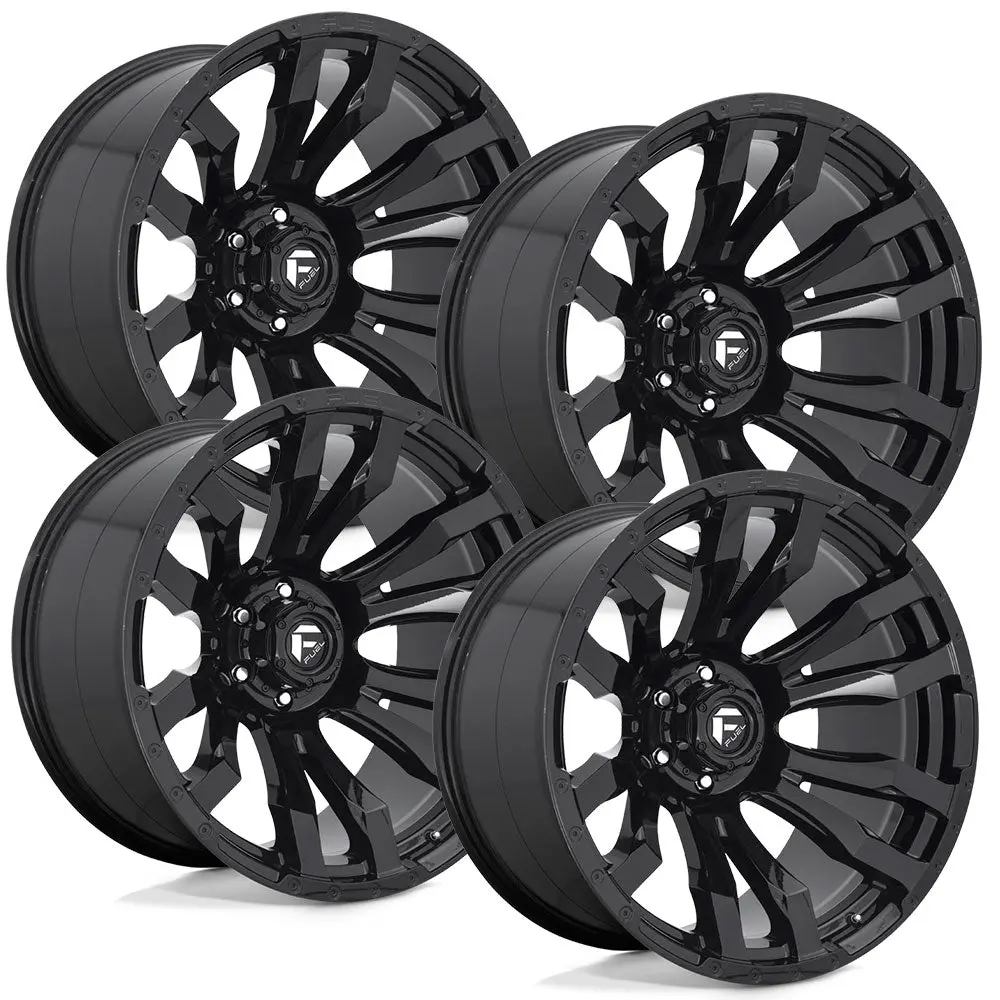 Fuel Blitz D675 Gloss Black Aluminum Dodge Ram Srw Wheel Kit (8X6.5) 1