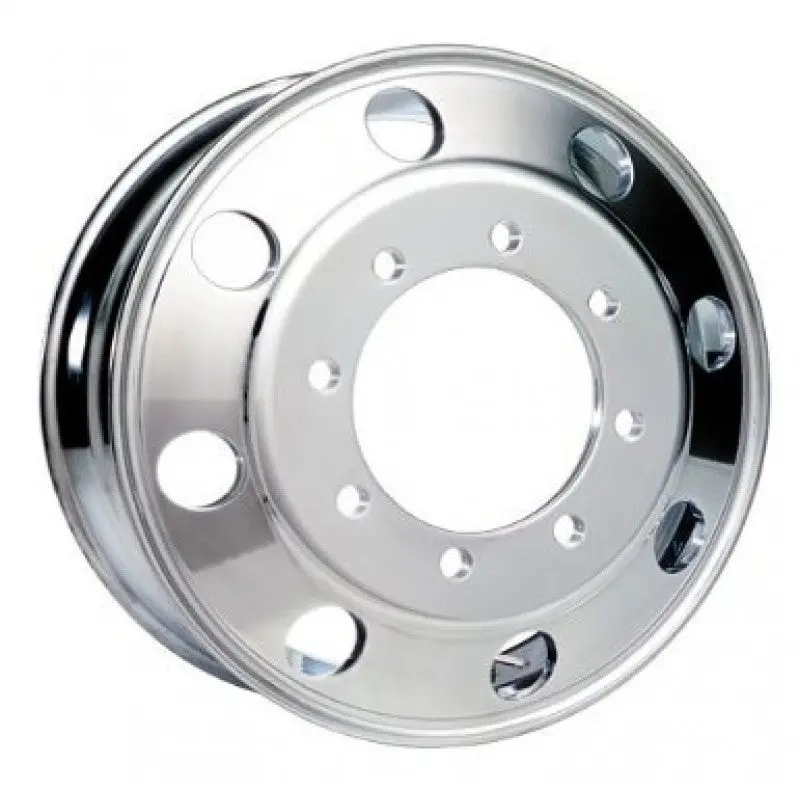 19.5X7.50 Accuride 8X275mm Hub Pilot High Polish Both Sides 1