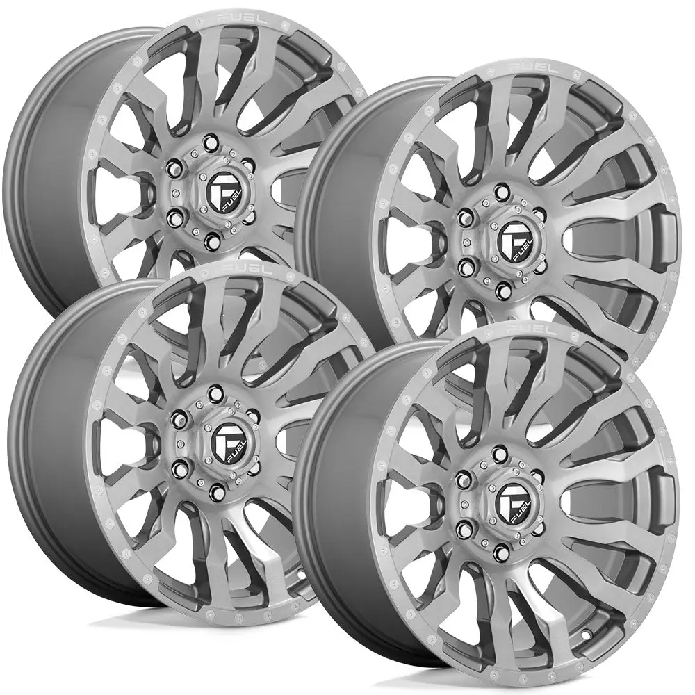 Fuel Blitz D693 Platinum Finish Aluminum Ford Srw Wheel Kit (8X170) 1