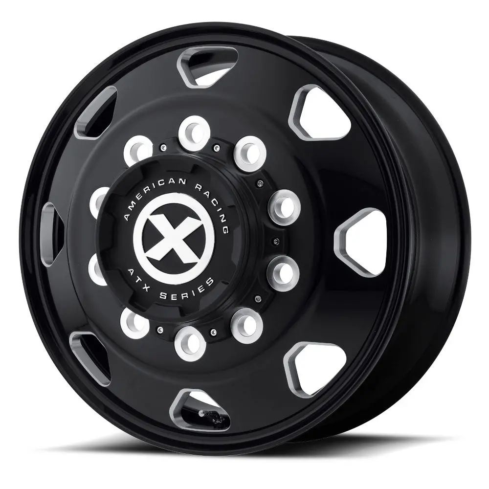 24.5X8.25 Atx 10X285mm Hub Pilot Black "Octane" Front 1