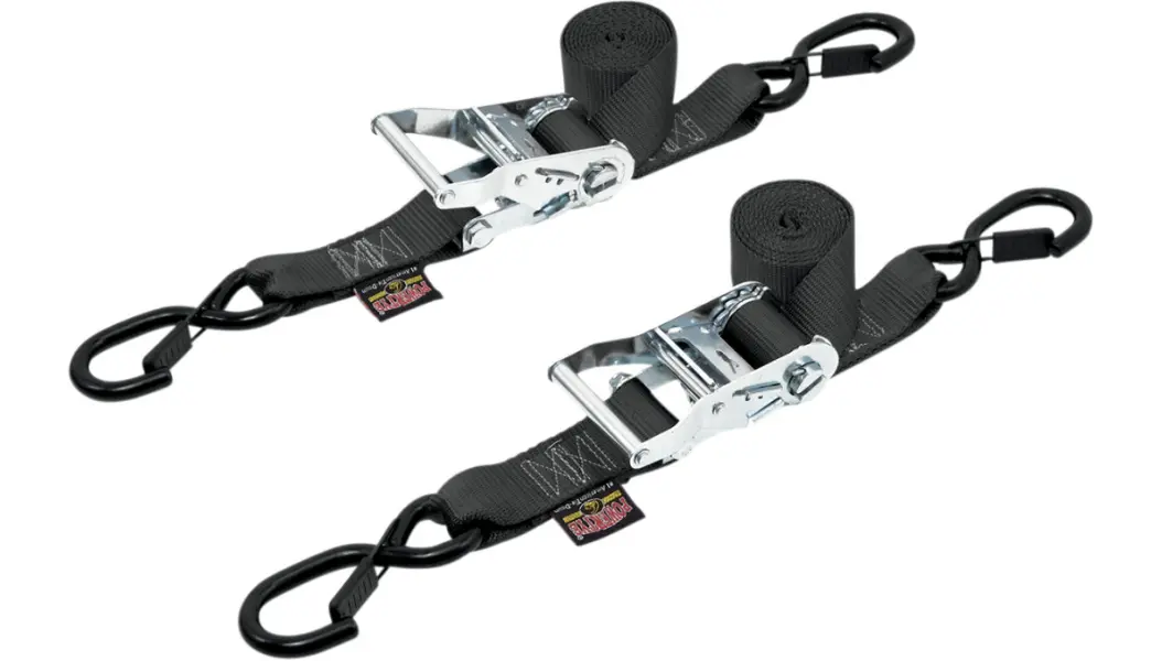 Powertye 1-1/2" Ratchet With Safety Latch Hooks 30572-S 1