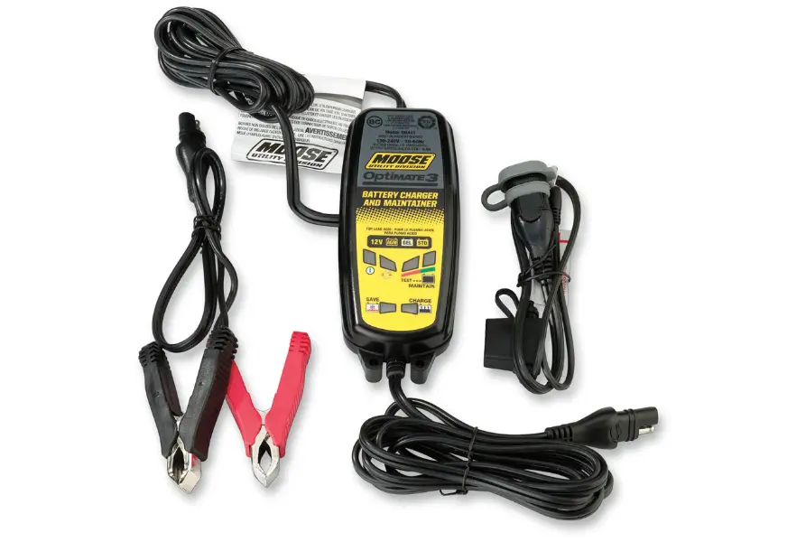 Moose Racing Optimate 3 Battery Charger 1