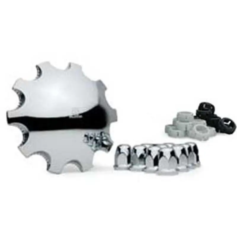 Alcoa Front 10 Hole Stud Pilot Front Cover Kit For 1.5" Lug Nuts 1
