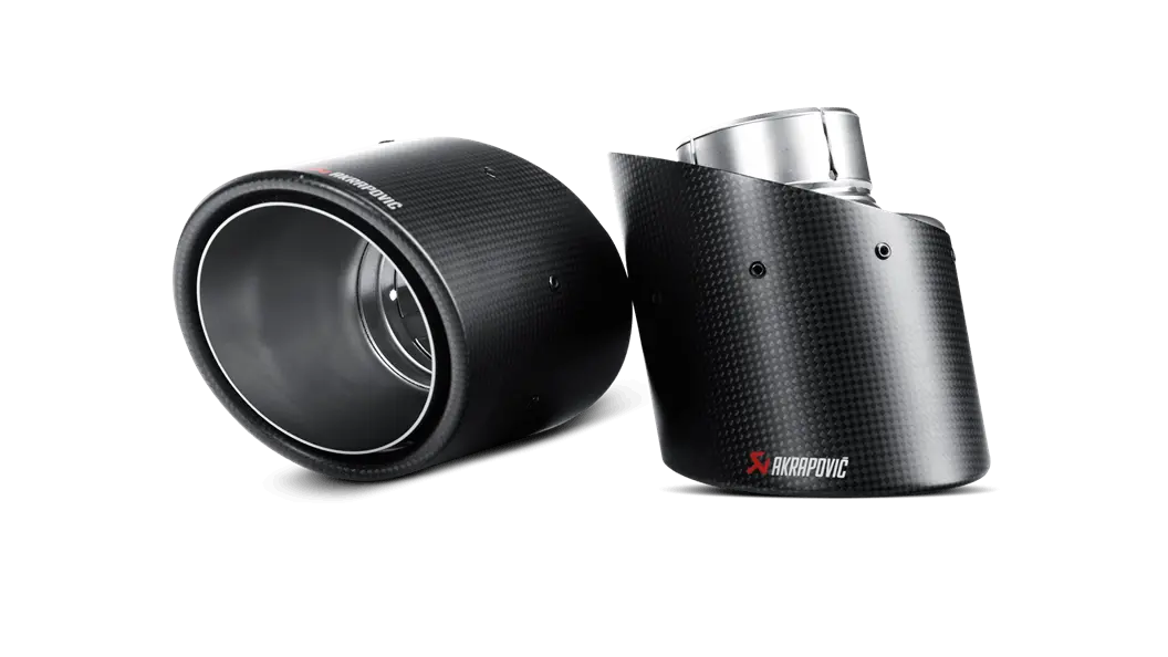 Akrapovič Tail Pipe Set (Carbon) For Abarth 500/500C 2008-2017 1