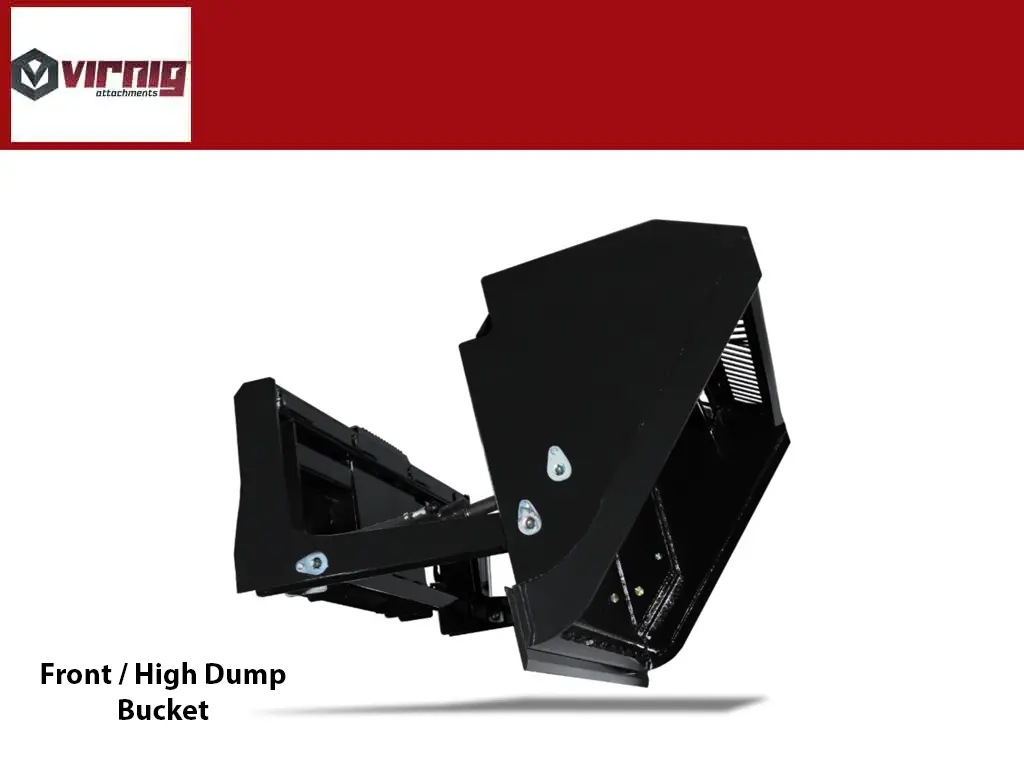Virnig High Dump Bucket For Skid Steer 1
