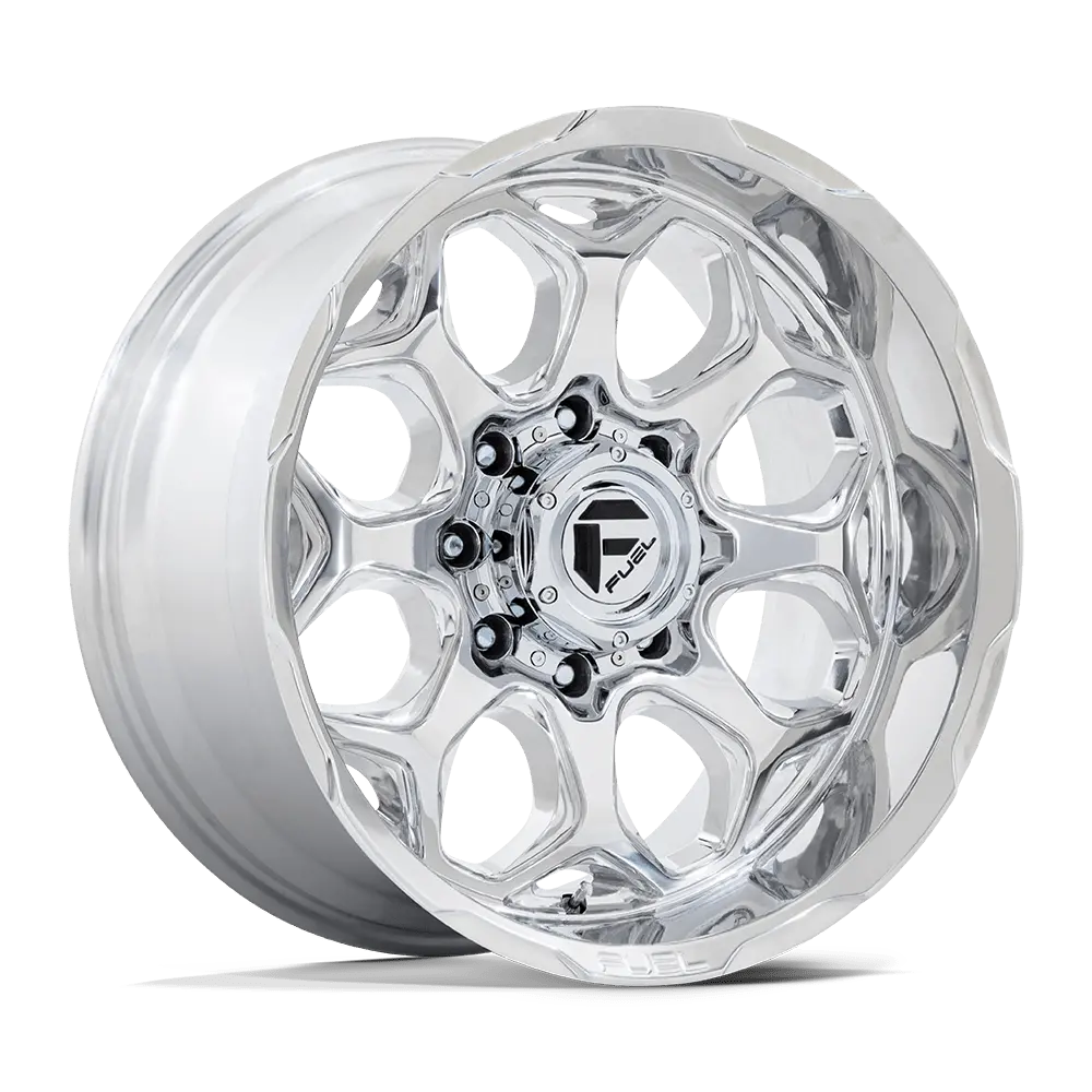 Fuel Scepter D862 Polished Aluminum Wheel With Milled Accents 1