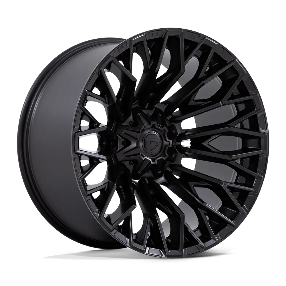 Fuel Strike D865 Black Aluminum Wheel Blackout Finish 1