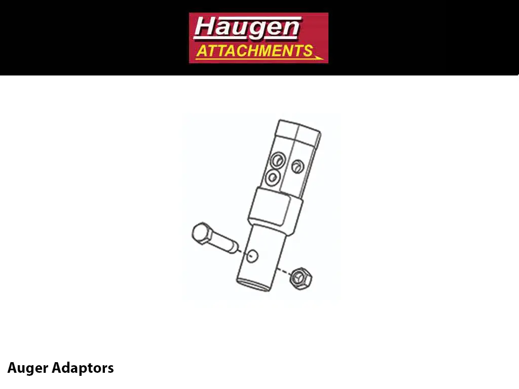 Haugen Auger Adaptors For Skid Steers 1