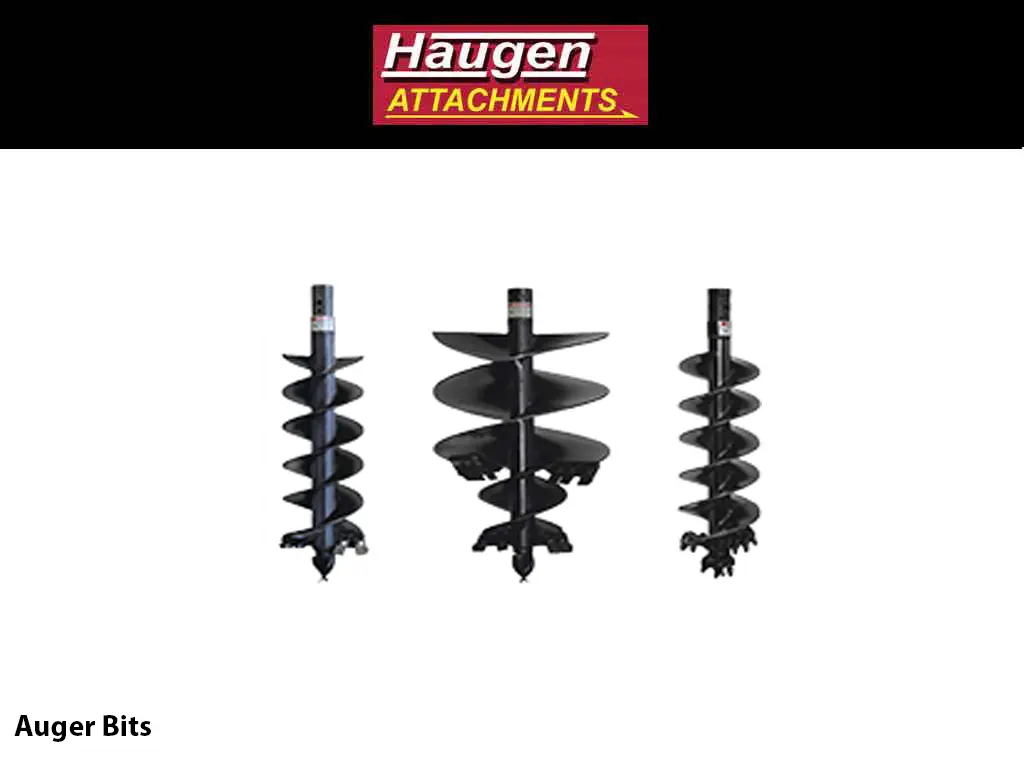 Haugen Auger Bits For Skid Steers 1