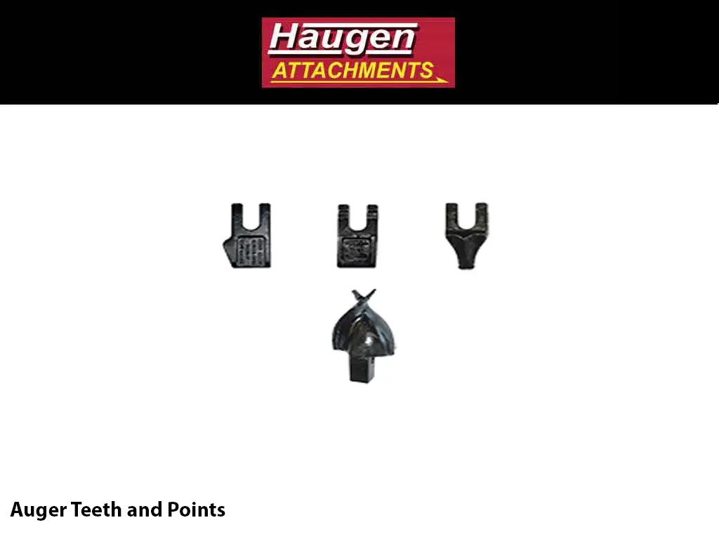 Haugen Auger Replacement Auger Teeth And Points For Skid Steers 1