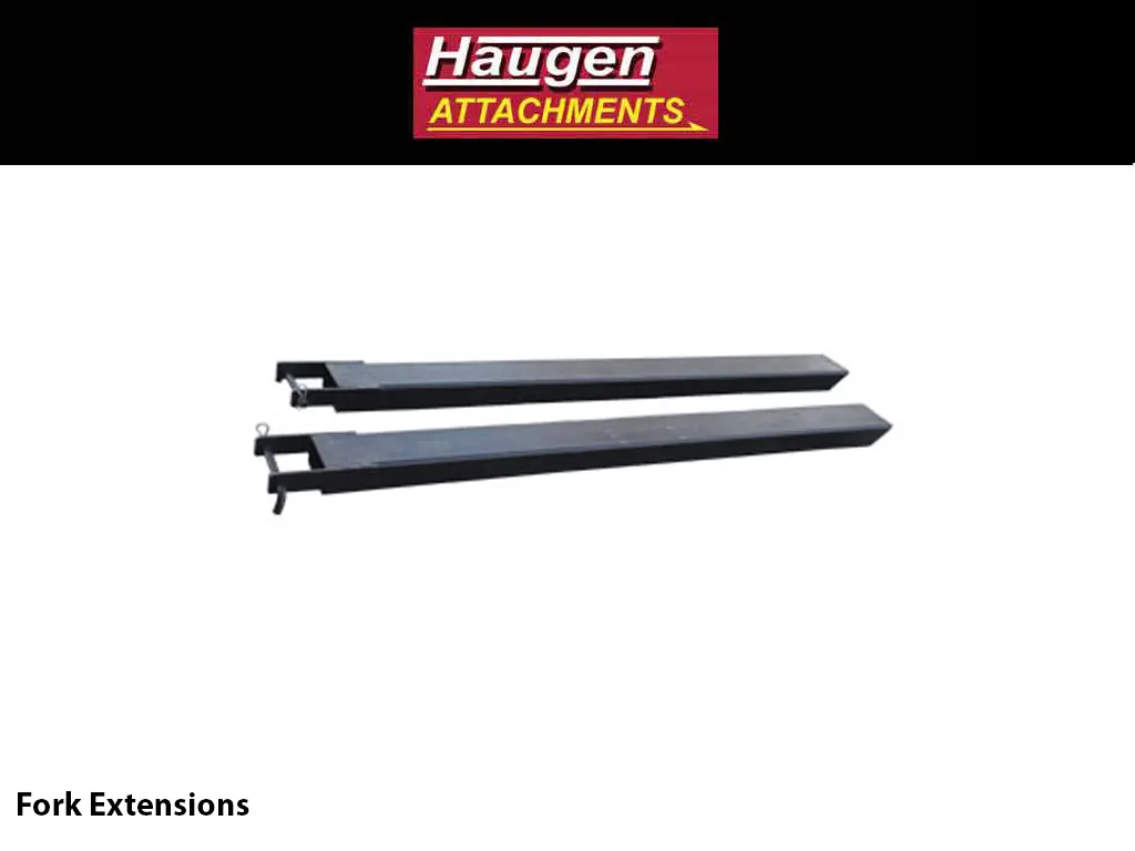Haugen Fork Extensions For Forklifts/Telehandlers 1