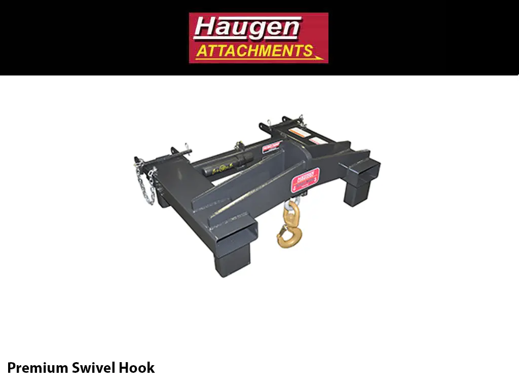 Haugen Premium Swivel Hooks For Telehandlers 1