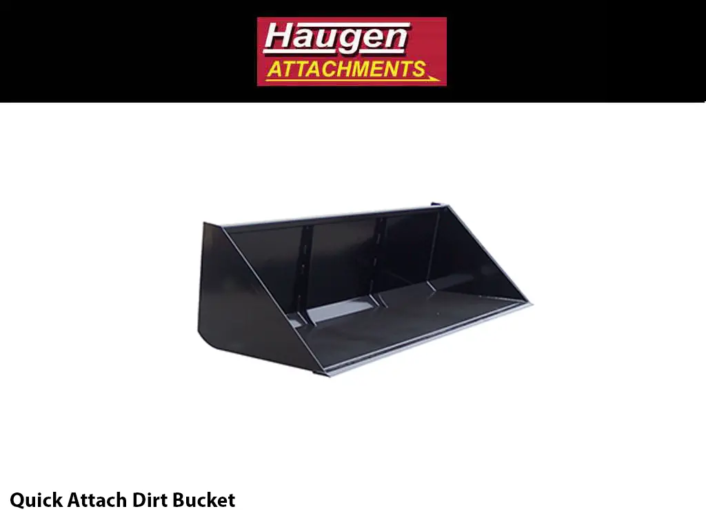 Haugen Quick Attach Dirt Buckets For Telehandlers 1