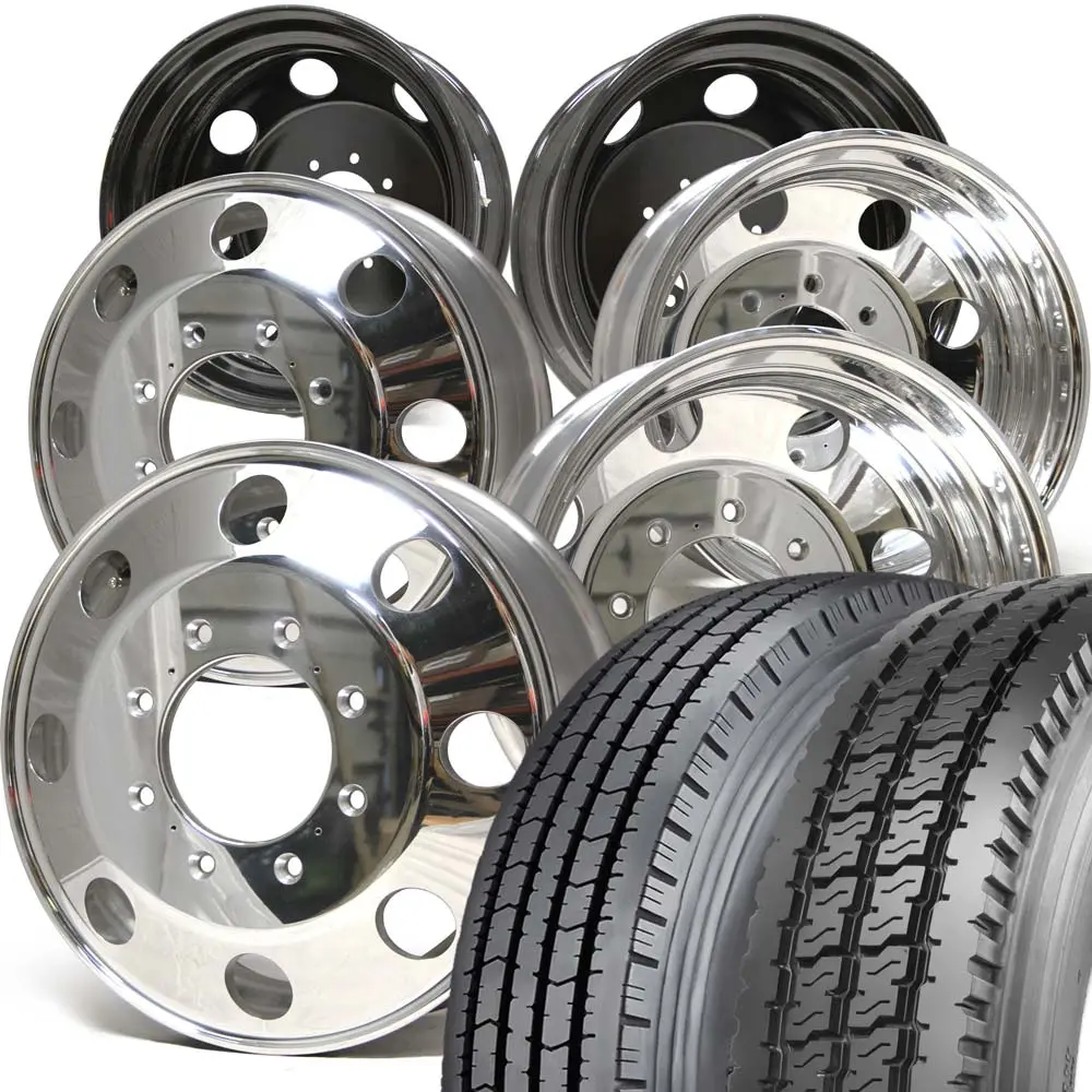 Ironman 19.5 Tire Combo (I-19A/I-208) For Chevy & Gmc 3500 Drw 8 X 210Mm (2011-Present) 2