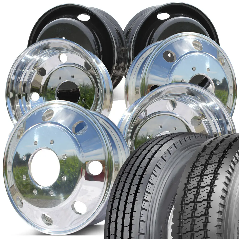 Ironman 19.5 Tire Combo (I-19A/I-208) For Chevy & Gmc 3500 Drw 8 X 210Mm (2011-Present) 1