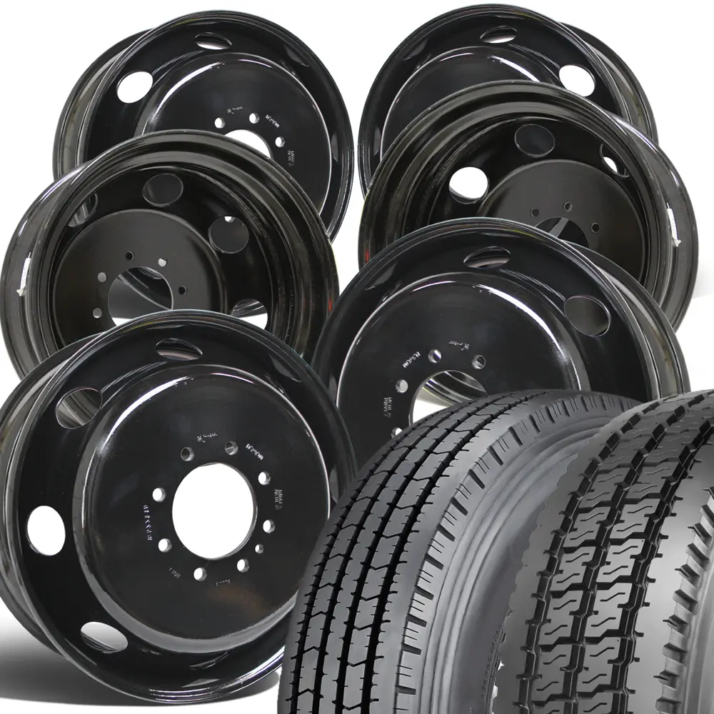 Ironman 19.5 Tire Combo (I-19A/I-208) For Chevy & Gmc 3500 Drw 8 X 210Mm (2011-Present) 2