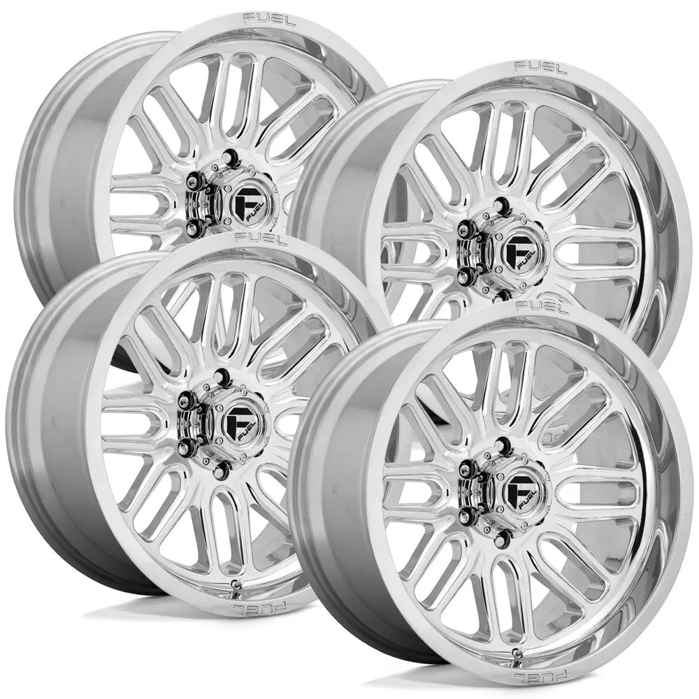 Fuel Ignite D721 Polished Aluminum Ford Srw Wheel Kit (8X170) 1