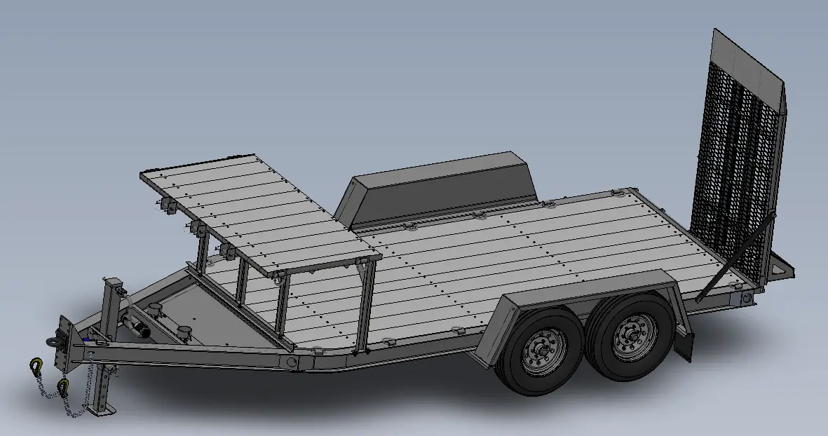 Towmaster Tc-12D Drop-Deck Trailer 1