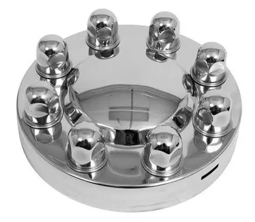Phoenix Usa 8X6.5" Stainless Steel Hub Cover Front 1