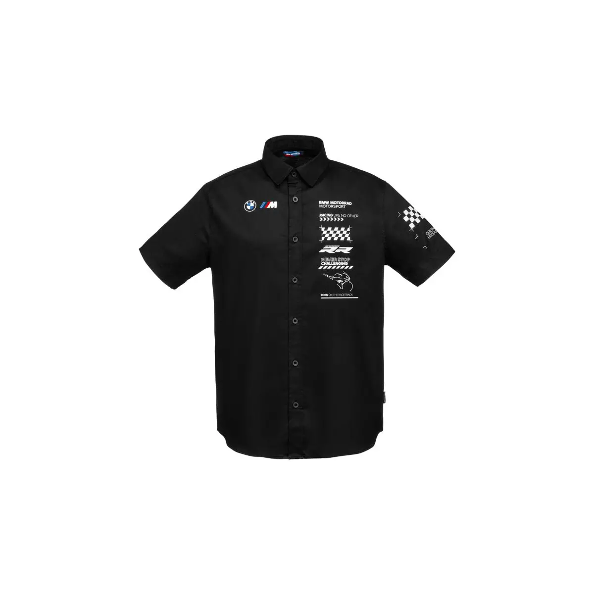 Bmw Race Team Short-Sleeved Button-Up Shirt 1